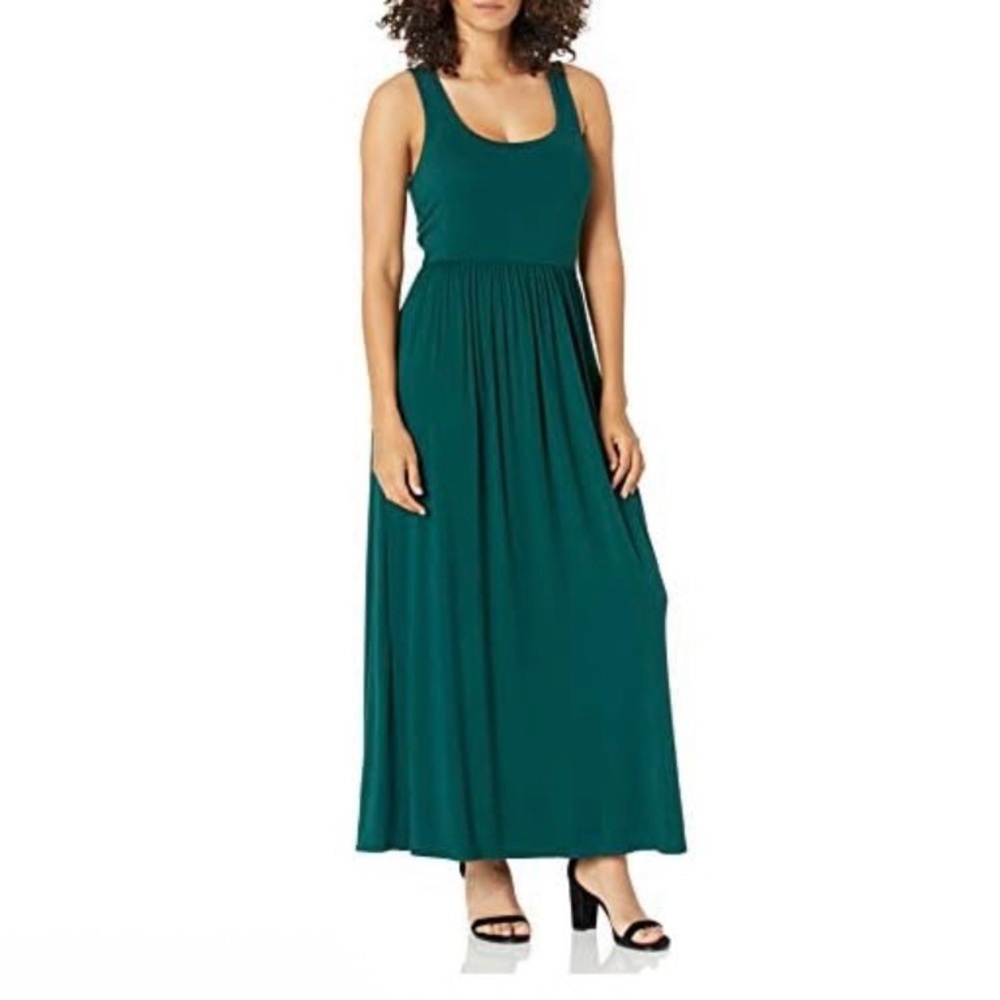 Amazon Essentials Sleeveless Green Maxi Dress XS